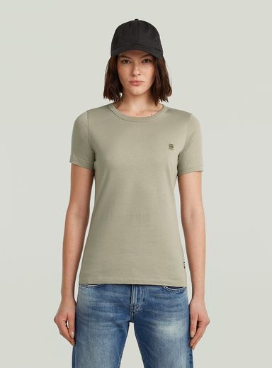 Top Statement Chest Logo Optic Slim